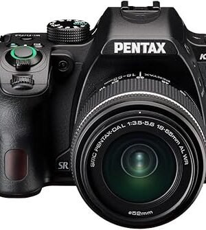 PENTAX KF APS-C Digital SLR Camera 18-55 WR kit with Dustproof, Weather-Resistant and Vari-Angle LCD Monitor, Black 01203