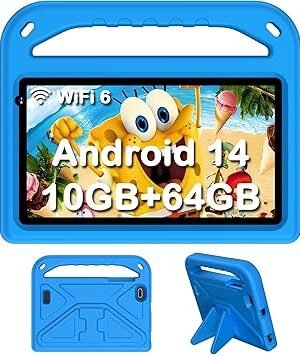 Kids Tablet, Android 14 Tablet for Kids 7 Inch